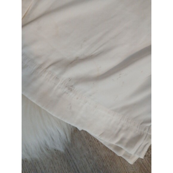 NWT Banana Republic Women's Size M Ivory Midi Dress w/Side Slits Pockets & Belt - Picture 13 of 15